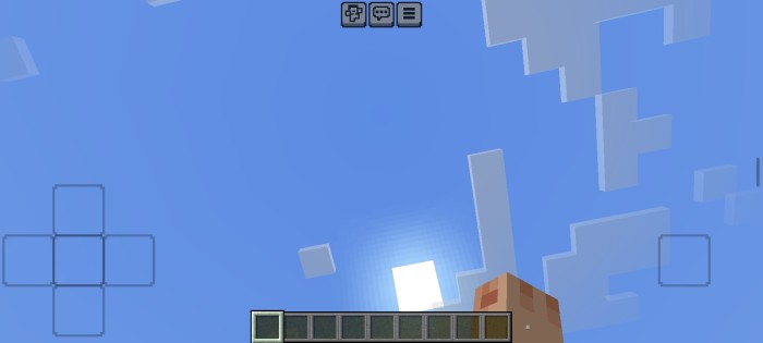 IMBU INVISIBLE BUTTONS — Minecraft Bedrock texture pack, screenshot 1