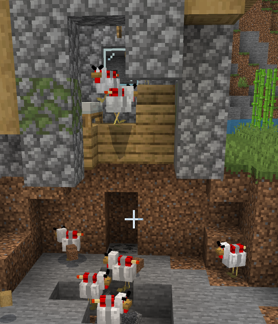 Exploding Chicken! — Minecraft Bedrock addon, screenshot 1