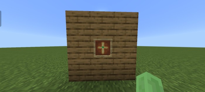 Cross Tótem texture pack — Minecraft Bedrock texture pack, screenshot 3