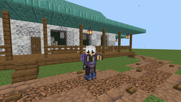 NoHelmet — Minecraft Bedrock texture pack, screenshot 2