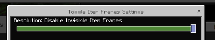 Toggle Item Frames — Minecraft Bedrock texture pack, screenshot 1