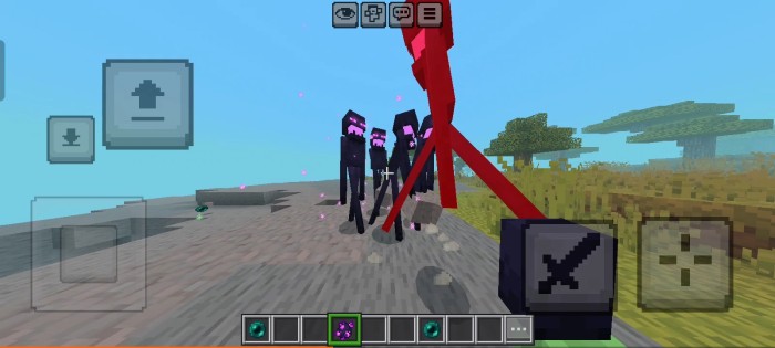Tameable enderman — Minecraft Bedrock addon, screenshot 2