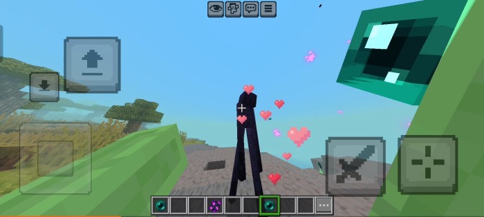 Tameable enderman — Minecraft Bedrock addon, screenshot 3