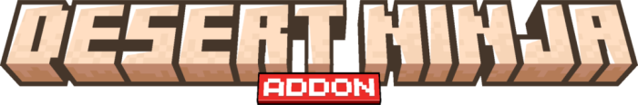 Desert ninja addon — Minecraft Bedrock addon, screenshot 1