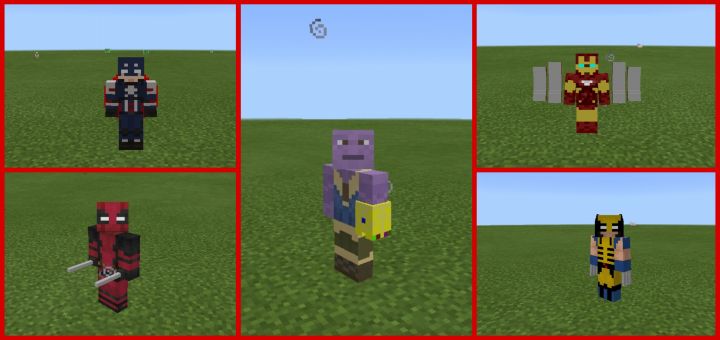 Marvel 3D Armors Addon