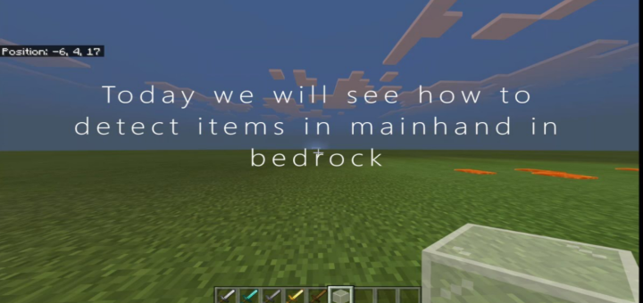 Main Hand Item Detector