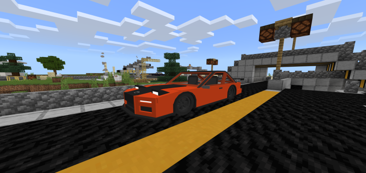 Mr. Bean's Mini Cooper Addon | Minecraft PE Mods & Addons