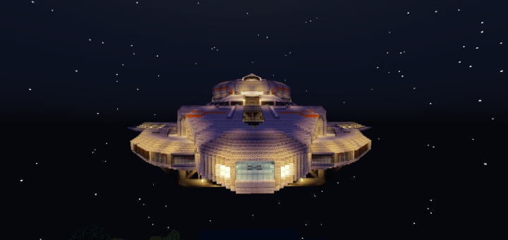 The Skeld Space Ship From the Game "Among Us" - Exterior Only