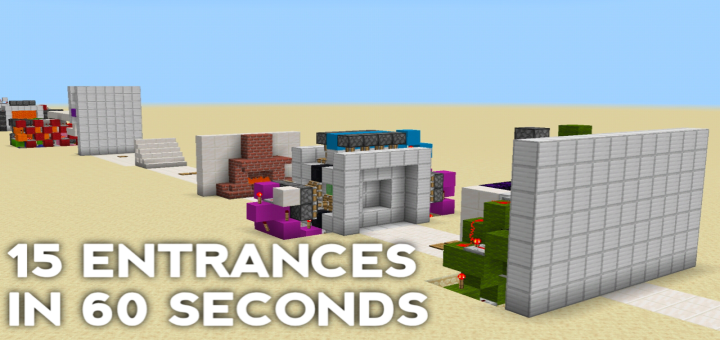 15 Entrances in Minecraft