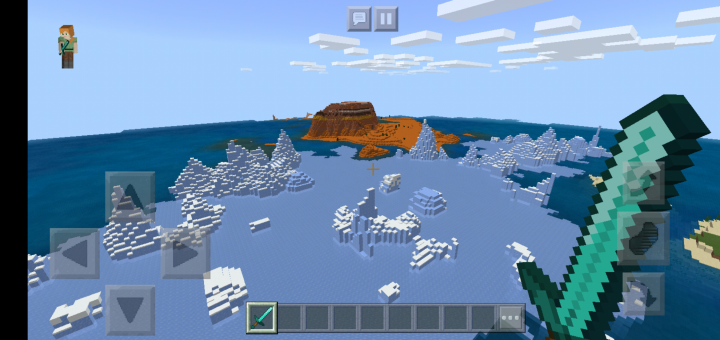 Mesa Biome and Ice Spikes At Spawn! (Seed)