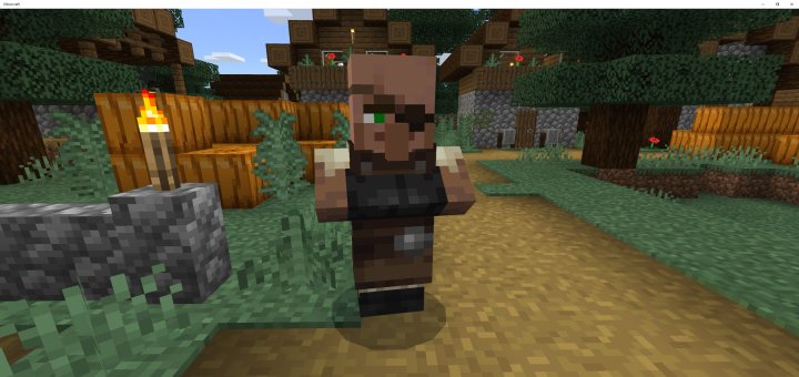 Two Spruce Villages and a Ruined Portal at Spawn (Seed)