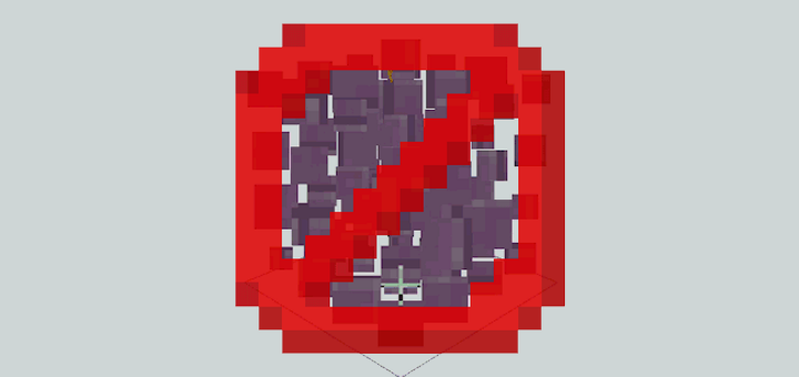 Less Obtrusive Block Breaking Particles