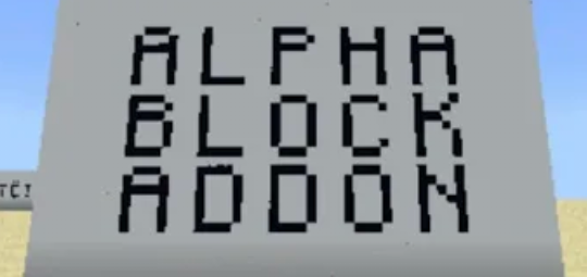 AlphaBlocks Addon